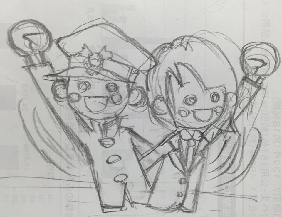 とーちくんスタンプ原画